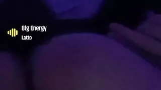 Wearing a tight dress