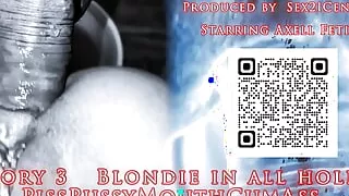 Story #3. Blonde MILF Gets Fucked in All Holes. Piss in Her Mouth and Pussy, Cum in Her Ass.