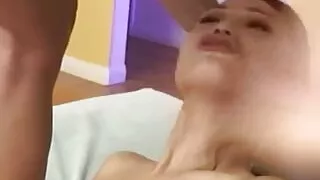 Nyomi Zen Fucked in Her Tight Asian Pussy by Big Tattooed Guy and Gets Analed