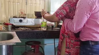 My step mom doesn't resist and I fuck her in the kitchen