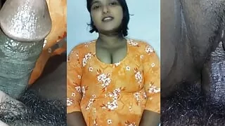 Indian Fucked stepsister Sofia by showing her cock with Hindi Audio