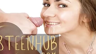 8TeenHub - Blonde Cutie Angelina Cheramova Rides A Cock In Every Position