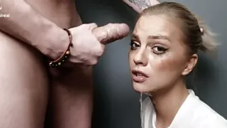 I fuck my stepsister's mouth very deeply