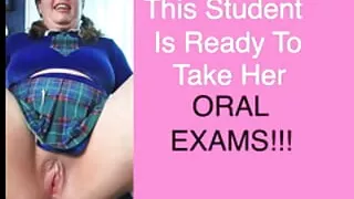 Slut School Girl Spreads Wet pussy & Asshole