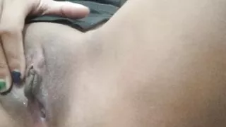 19 year old teen like a whore touching herself