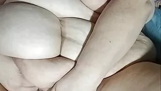 Naughty Trick Is Pushing in That Big Green Corn Thick Dick