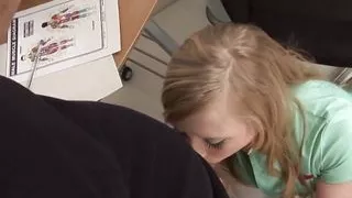 Rgualr Checkup Turns Into a Passionate Doggy Style Fuck Session with Smoking Hot Blonde Doctor