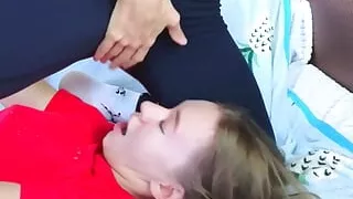 Lesbians Piss and Squirt in Vintage Leggings