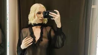 Completely See Through Clothes, Try On Haul Transparent Clothes, at the fitting room