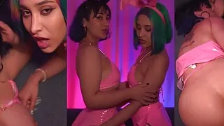 Two horny sluttys Mira and Roxy know how to make this guy cum hard