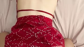 Sexy red dress, red dress my favorite.