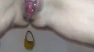 Moment of Relief. Hot sexy wife masturbates until she has a squirting orgasm.