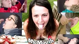 Compilation Huge Cumshots In mouth On Face volume 4
