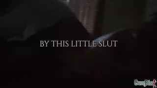 Blowjob Gangbang mit brünettem Schulmädel