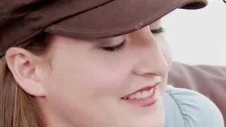 cute british skinny teen try first time porn at casting