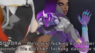 NEW Lordaardvark Hentai Animation: Futa Mercy Using Sombra Like A Fuck Toy