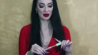 Glossy Red Lipstick Rocket