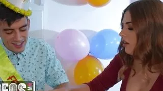 Unexpected Birthday Threesome Featuring Mina Von D, Haix Rogue And Jordi El Nino Polla - MOFOS