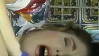 Vintage babe got caught masturbating by BBC