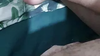 Step son opposite to step mom get his balls Squeezed