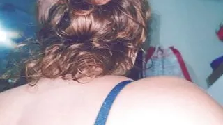 Naughty redhead neighbor sucks and jumps on cock