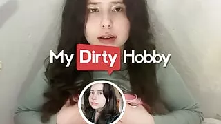 MyDirtyHobby - First nipple orgasm for cute amateur