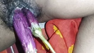 Pussy in Brinjal Anal trying sex