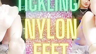 Tickling Nylon Feet