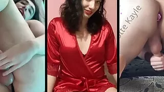 Charlotte Kayle Trans Jerking off Compilation