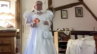 This is my first long wedding dress for a night out