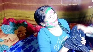 2024 How a village boy is fucking a desi girl at home on Holi, Hindi conversation, HQ Xdesi.
