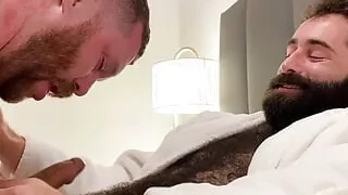 Dad and Otter fuck Ginger Cub