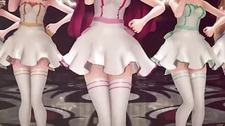 Mmd R-18 Anime Girls Sexy Dancing Clip 244
