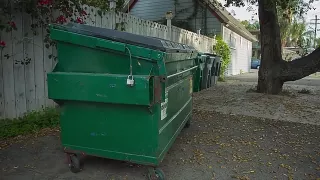 Im Hinterhof fickt er das Tittenluder