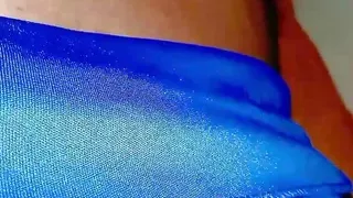 On the bed with my evangelical stepmom, stroking her big ass and rubbing my cock on her fat pussy