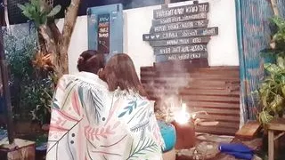 I Made My Horny Wifey Squirt in public pool!