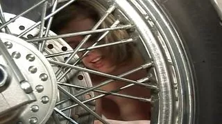 Naughty french secretary got fucked by her boss and his client