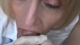 Amateur Blond Babe Plays In This Medical Fantasy