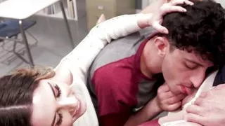 ADULT TIME - Rachael Cavalli Punishes Naughty Students Chanel Camryn & Nick Strokes With WILD 3WAY!