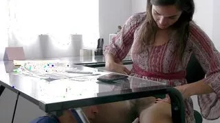 Katie Zucchini Needs Hairy Pussy Licker and Cum