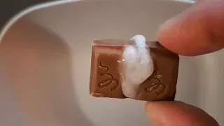 Cum on food #1 cum chocolate