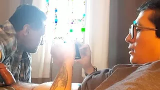 Caregiver Sucks his Cock when his Parents Leave