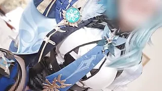 Genshin impact Cosplaying hentei video compilation