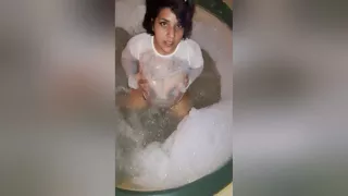 Your Busty Friend Masturbates In The Whirlpool