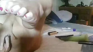 Curling Them Toes in Gies Your Naughty Tounge Its Time to Fucking Cum