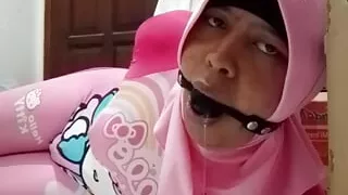 Hello Kitty Swimsuit Hogtied Hijab