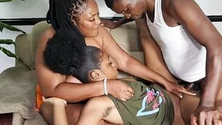 Enjoying same black dick.