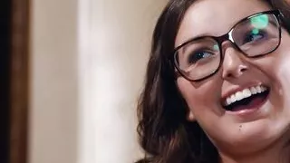 ADULT TIME - MILF Reagan Foxx Has To SPANK Naughty PAWG Stepdaughter Leana Lovings! TRIBBING ORGASM!