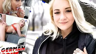 German Scout - Petite Teen Marilyn Sugar Pickup for First Time Casting Fuck