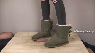 Uggs Cock Crush With Miss Evil